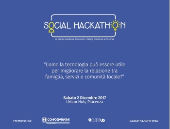 A Piacenza il 2 Dicembre "Social Hackathon"