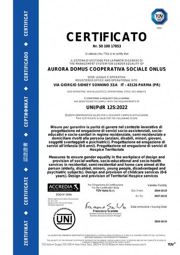 CERT17853 Uni Pdr 125